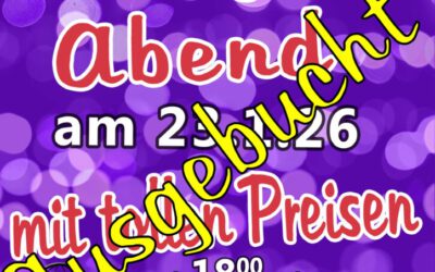 Bingo Abend am 23.01.2026 ausverkauft